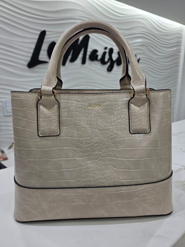 Cartera Aldo cuero reptil