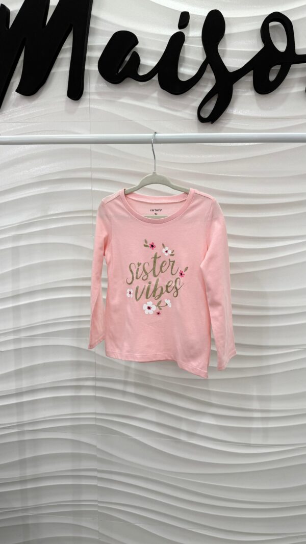 Remera Carter´s manga larga girl