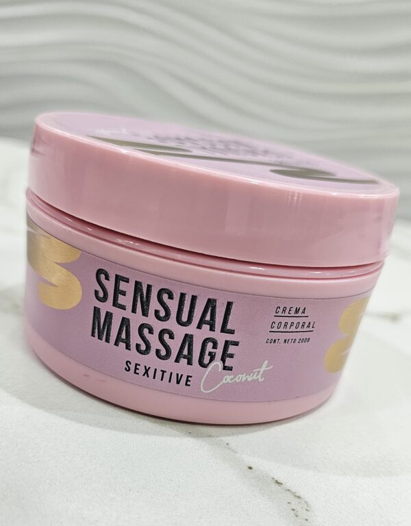 Crema Sensual Massage corporal coconut 200g - Imagen 2