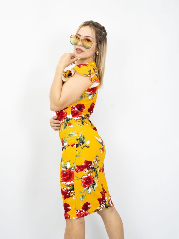 Vestido Shein elastizado estampado - Imagen 2