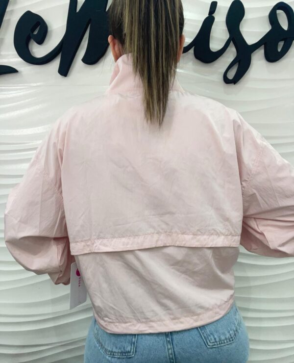 Buzo yoga Licious rompe viento medio cierre rosa - Imagen 2