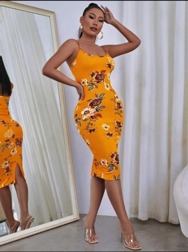 Vestido Shein estampado elastizado