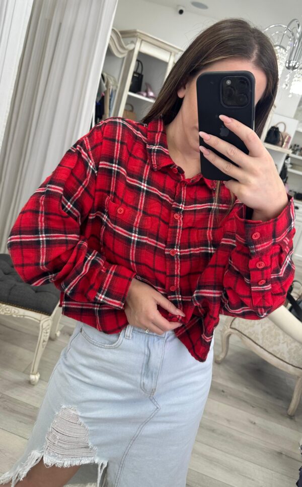 Camisa American Eagle corta manga larga