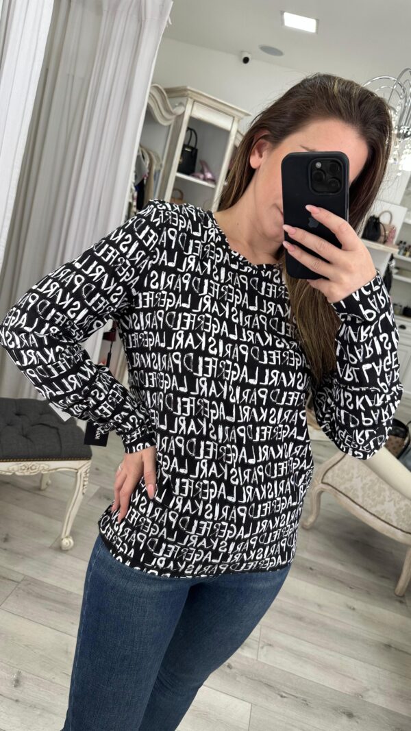 Remera Karl Lagerfeld manga larga