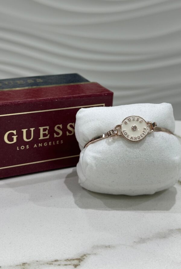 Pulsera Guess dijes/cristales/logo