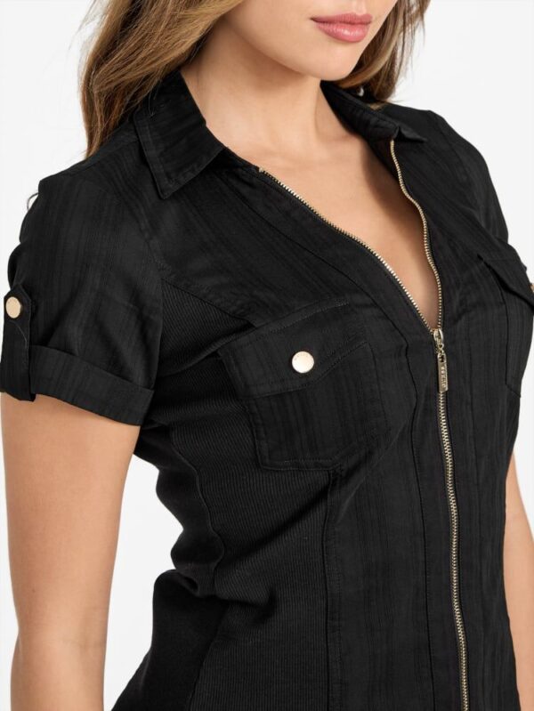 Camisa Guess con cierre manga corta - Imagen 2