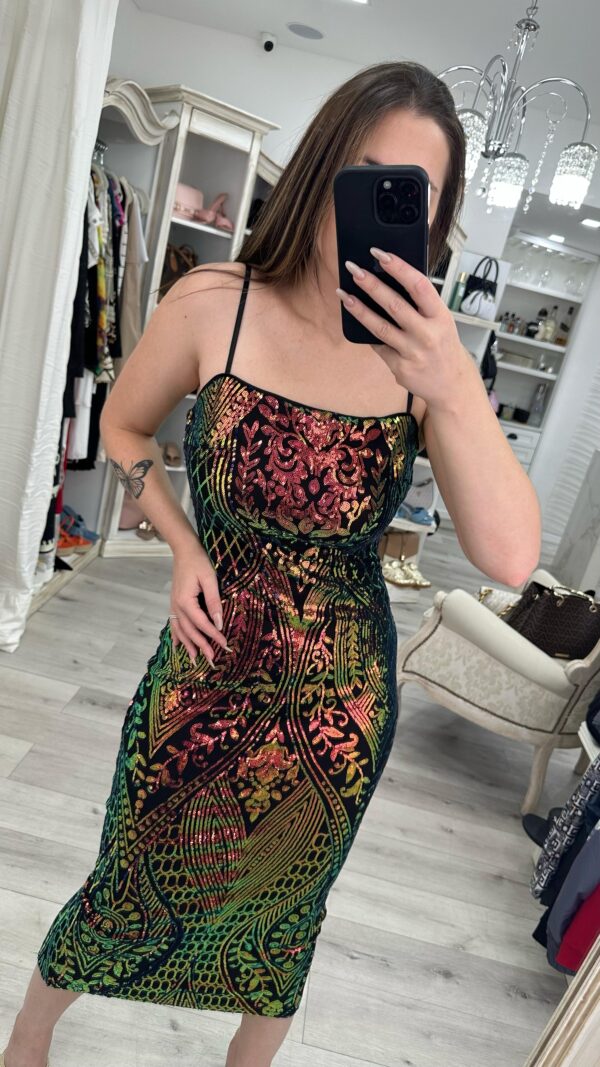 Vestido Steps de fiesta con lentejuelas
