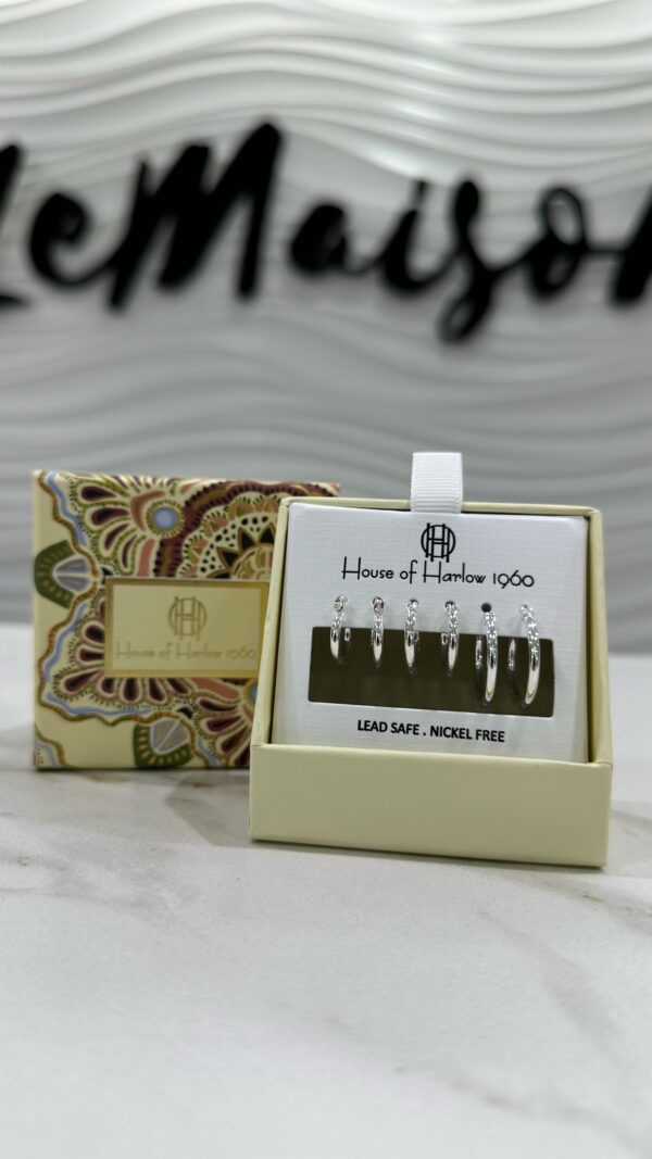 Aros House Of Harlow plata set x3