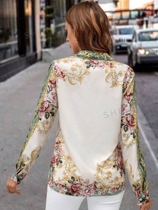 Camisa Shein de vestir manga larga - Imagen 2
