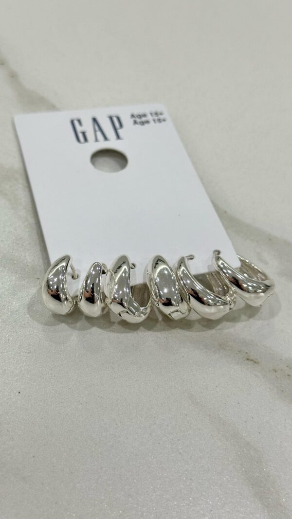 Aros Gap plata x par
