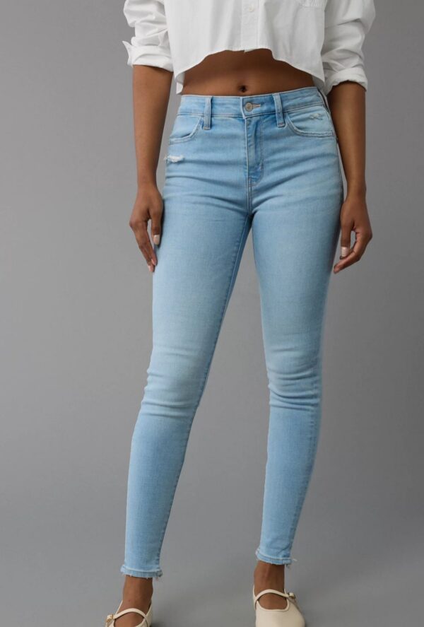 Jean American Eagle super elastizado con roturas