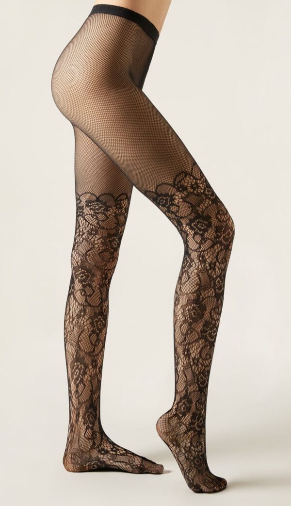 Medibacha Calzedonia fashion bordada - Imagen 2