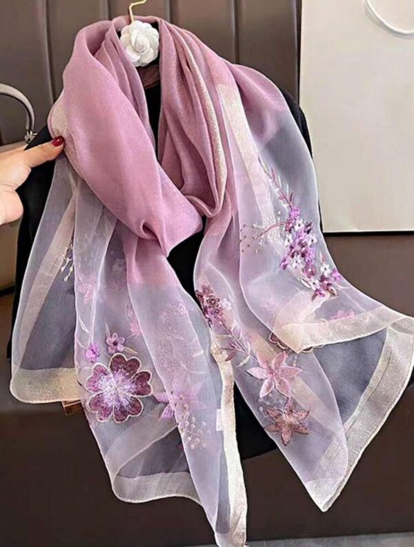 Pashmina Shein bordada