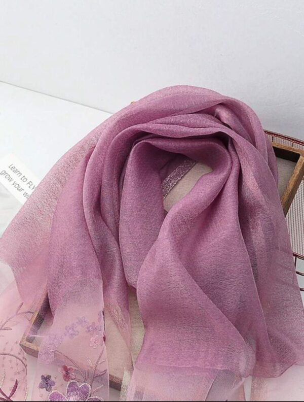 Pashmina Shein bordada - Imagen 2