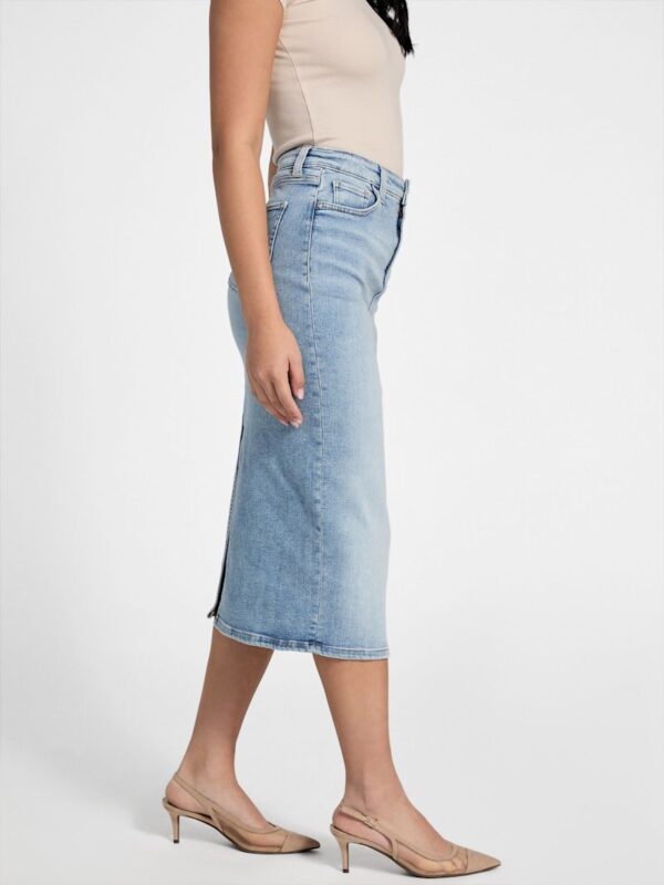 Falda Guess de jean larga con tajo - Imagen 3